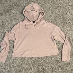 Wild Fable Light Pink Cropped Hoodie